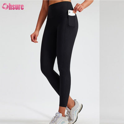 Individuelle Leggings Gym Wear Mehrfarbig Klassische Yoga-Hosen Workout Leggings Damen Scrunch Yoga Leggings Sportbekleidung Einfarbiges Muster