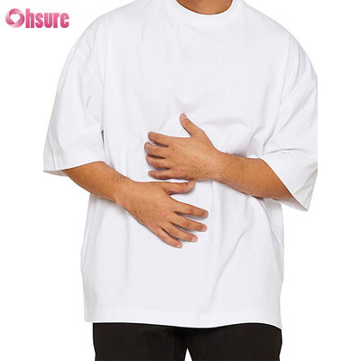 Warmverkauf Sommer Leichtgewicht Bambus Faser Crew Hals Kurzärmel Großformat Boxer T-Shirt für Männer