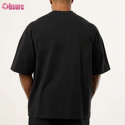Warmverkauf Sommer Leichtgewicht Bambus Faser Crew Hals Kurzärmel Großformat Boxer T-Shirt für Männer
