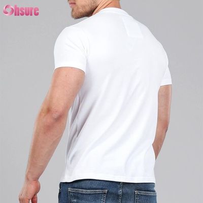 Casual Print Muster Gestrickt Muskel Unterstützung Sportbekleidung für Männer Bambus Stoff Boxen T-Shirt Druck