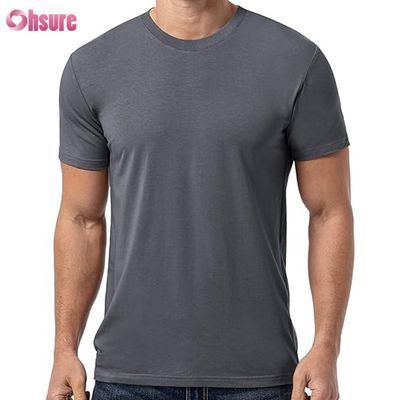 Casual Print Muster Gestrickt Muskel Unterstützung Sportbekleidung für Männer Bambus Stoff Boxen T-Shirt Druck
