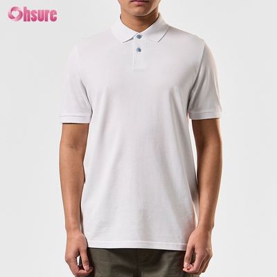 Individuell bedruckte Herren-Poloshirts aus 100 % Baumwolle, Oversize-T-Shirt, Heavyweight, Blanko