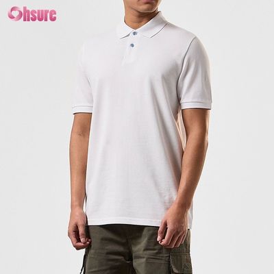 Individuell bedruckte Herren-Poloshirts aus 100 % Baumwolle, Oversize-T-Shirt, Heavyweight, Blanko