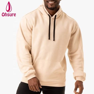 Großhandel Sportbekleidung Athletic Hoodies Herren Custom Fitness Pullover Sweatshirts Atmungsaktive Gym Übergroße Fleece Hoodie Bedruckt