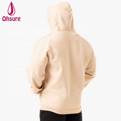 Großhandel Sportbekleidung Athletic Hoodies Herren Custom Fitness Pullover Sweatshirts Atmungsaktive Gym Übergroße Fleece Hoodie Bedruckt