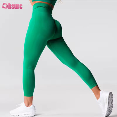 Maßgeschneiderter, brandneuer, hochwertiger Artikel, High-Waist-Hose mit gerafftem Po, Hüftstraffung, GYM, Fitness, Yoga-Leggings für Damen