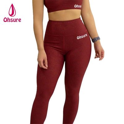 Damen Scrunch-Po-Gymnastik-Leggings, elastische Taille, Sport-Tights, Fitness-Activewear mit einfarbigem Muster, Yogahosen