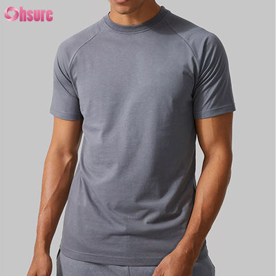 Gymnastik Kurzarm Sport T-Shirt Fitness Shirt Trainer Lauf-T-Shirt Herren Atmungsaktive Sportbekleidung