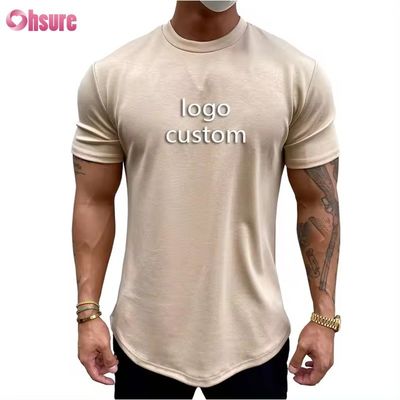 Gym Kleidung Kurzarm Sportbekleidung Neueste T-Shirt Designs für Herren Bedruckte T-Shirts