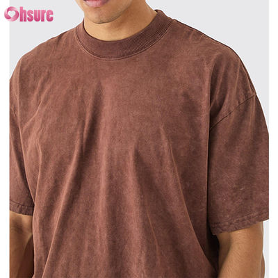 Hochwertiges Säurewaschen Digitaldruck Vintage Tee Sportoversized T-Shirt Custom T-Shirt für Männer
