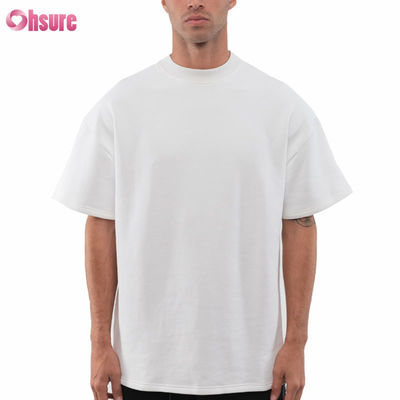 Hochwertige gewaschene Vintage-Baumwolle Loose Fit Fallende Schulter Schwergewicht Custom Printed Logo Oversized T-Shirt