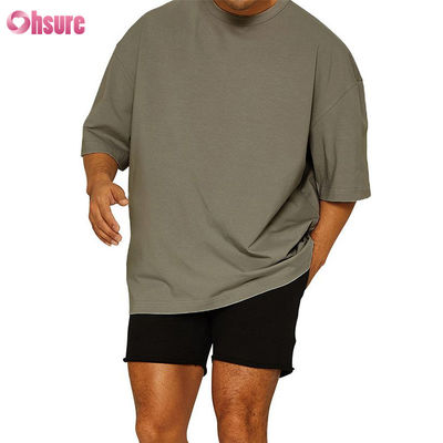Großhandel Benutzerdefinierter Logo-Druck Günstiges Fitnessstudio Herren T-Shirt Fitnessstudio Schnelltrocknendes Leeres T-Shirt Figurbetontes Herrenfutter