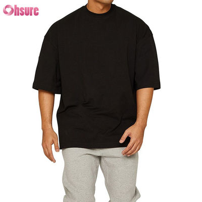 Großhandel Benutzerdefinierter Logo-Druck Günstiges Fitnessstudio Herren T-Shirt Fitnessstudio Schnelltrocknendes Leeres T-Shirt Figurbetontes Herrenfutter