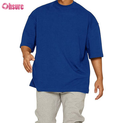 Großhandel Benutzerdefinierter Logo-Druck Günstiges Fitnessstudio Herren T-Shirt Fitnessstudio Schnelltrocknendes Leeres T-Shirt Figurbetontes Herrenfutter