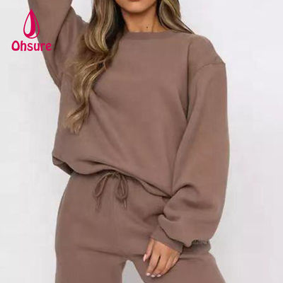 Hoodie Sweatshirts Sweatpants Jogger Tracksuit Print Logo Unisex Sweatsuit Loose Ohsure und Freizeit Casual Herbst für Frauen