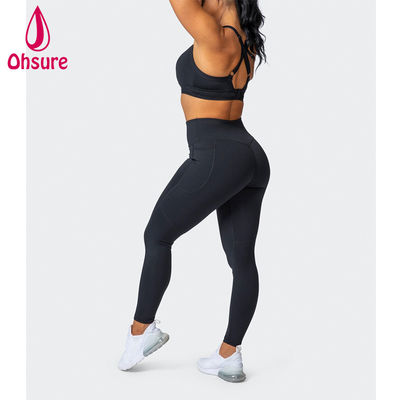 Hochwaage Yoga Legging Fitnessbekleidung Frauen Sportbekleidung Training Kompression Hosen Fitness Leggings Frauen