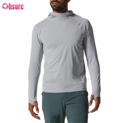 Individuelles Herren-Sport-Langarm-T-Shirt, Fitnessstudio, Laufen, eng anliegend, schweißabsorbierendes Oberteil
