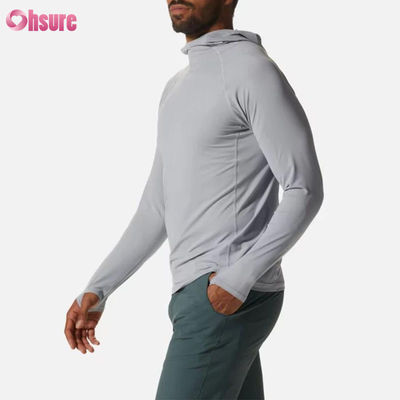 Individuelles Herren-Sport-Langarm-T-Shirt, Fitnessstudio, Laufen, eng anliegend, schweißabsorbierendes Oberteil