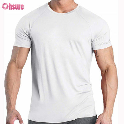 Hochwertig gedruckte Grafik für Männer 95 Baumwolle 5 Spandex Kompressions-T-Shirt Elastische Dehnung Atmung Fitnessstudio Kurzärme T-Shirt