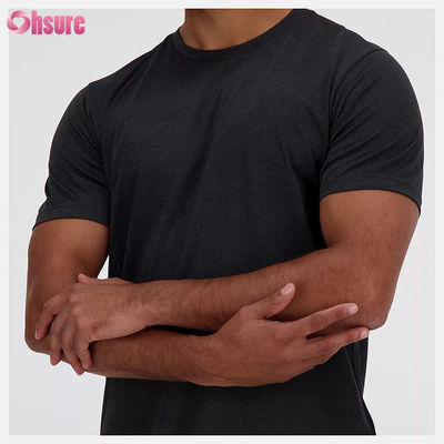 Atmungsaktives, schlichtes Herren-T-Shirt, individuelles Logo