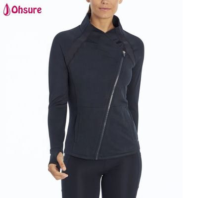 Individuelle Reißverschluss-Top-Jacke Bedruckte Sportjacke Damen Designer Casual Trainingsanzug Gym Yoga Wear Einzigartige Jacke Umper