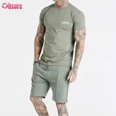 5 Spandex Sport Herren T-Shirt auf Herren T-Shirt Vintage Einfach Casual Running Custom Hochwertig 95 Baumwolle Figurbetontes Fitnessstudio Logo Druck