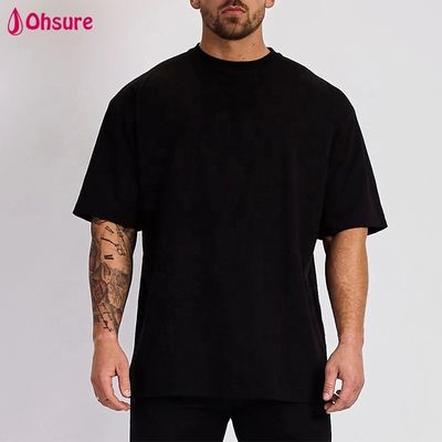 Großhandel Custom OEM Marken Druck Übergroßes Blanko Herren T-Shirt Running Tee Gym Wear Sport T-Shirt für Herren