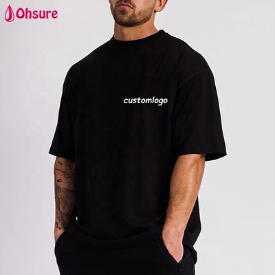 Großhandel Custom OEM Marken Druck Übergroßes Blanko Herren T-Shirt Running Tee Gym Wear Sport T-Shirt für Herren