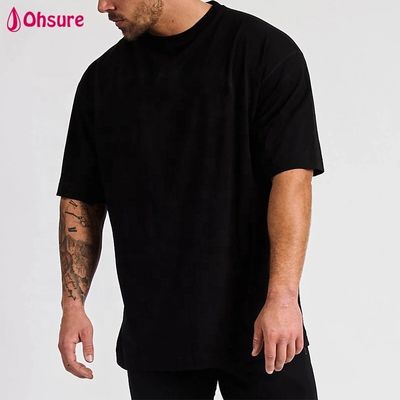 Großhandel Custom OEM Marken Druck Übergroßes Blanko Herren T-Shirt Running Tee Gym Wear Sport T-Shirt für Herren
