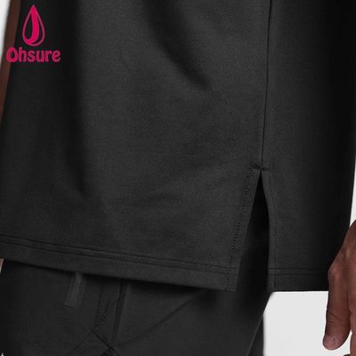 Neuankunft Benutzerdefinierter Druck Plus Size Herren T-Shirt Sport Dropped Leichte Schweißableitung Stilvolles Sweatshirt Gym Singlet