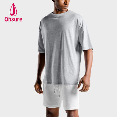 Custom T-Shirt Herren Kleidung Casual Herrenhemden Baumwoll T-Shirts 2022 Sommer Bedruckte Hemden O-Ausschnitt Blanko Einfarbig Gestrickt 50-100 Stück