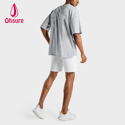Custom T-Shirt Herren Kleidung Casual Herrenhemden Baumwoll T-Shirts 2022 Sommer Bedruckte Hemden O-Ausschnitt Blanko Einfarbig Gestrickt 50-100 Stück