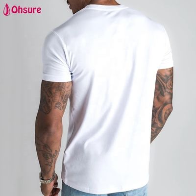 Lieferanten von Herrenbekleidung Großhändler Hochwertiges Herren-Baumwoll-T-Shirt Individuelle Größe und Logo Einfaches, lockeres Fitnessstudio-Herren-T-Shirt