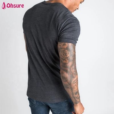 Lieferanten von Herrenbekleidung Großhändler Hochwertiges Herren-Baumwoll-T-Shirt Individuelle Größe und Logo Einfaches, lockeres Fitnessstudio-Herren-T-Shirt