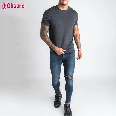 Lieferanten von Herrenbekleidung Großhändler Hochwertiges Herren-Baumwoll-T-Shirt Individuelle Größe und Logo Einfaches, lockeres Fitnessstudio-Herren-T-Shirt
