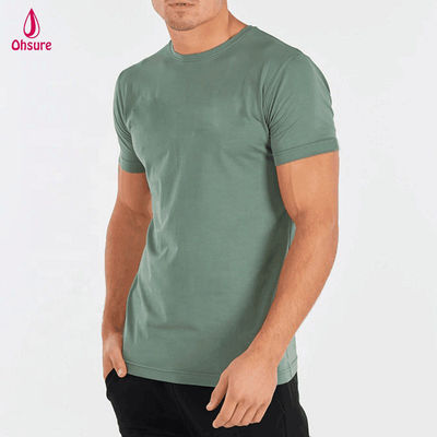 Hot Sale Sport Männer T-Shirt 95% Baumwolle 5% Spandex Training T-Shirt Lifestyle Top Männer Kurzärme Gym Tee