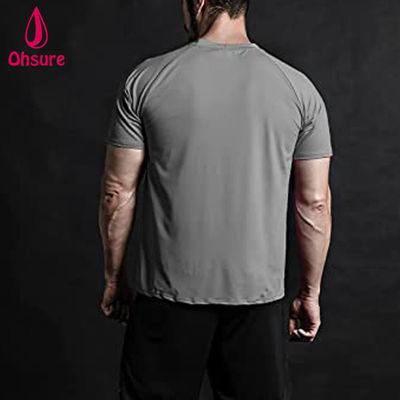 Nylon-Spandex-Fischerei-T-Shirt Sportbekleidung Bodybuilding Top Laufbekleidung Fitnessstudio-T-Shirt UPF 50 t-Shirt