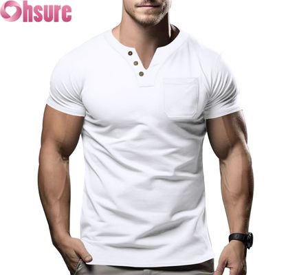 Nylon-Spandex-Fischerei-T-Shirt Sportbekleidung Bodybuilding Top Laufbekleidung Fitnessstudio-T-Shirt UPF 50 t-Shirt