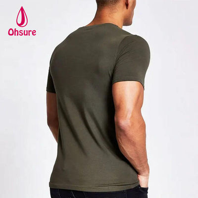 2023 Neuankunft Großhandel Custom Printing Logo Herren Einfarbig 95% Baumwolle 5% Elasthan Workout Sport T-Shirt Fitness Gym T-Shirt für Herren