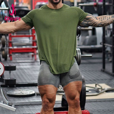 Ohsure Mit Logo Anpassen Benutzerdefiniertes Muster Großhandel Mode Hochwertiges Weißes Freizeit-Oversized-Sport-Baumwoll-Herren-T-Shirt