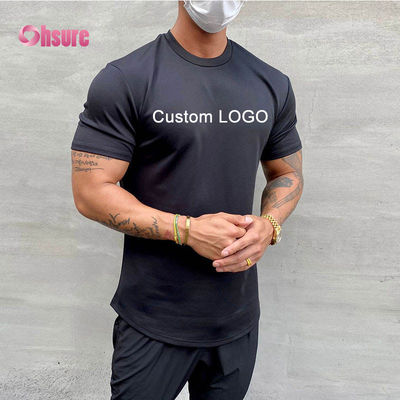 Personalisieren Männer Sportbekleidung Fitnessstudio Mode Baggy Sportbekleidung Großhandel Casual gedruckte Fitnessstudio T-Shirts für Männer