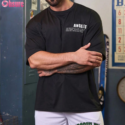 Großhandel Hochwertig Stilvoll Bequem und Lässig: Entdecken Sie die perfekte Passform in schwarzen Sport-T-Shirts für Herren in Übergrößen
