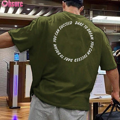 Sport-T-Shirts für Männer mit kurzem Ärmeln Großhandel Schnelle Trockene Fitness-Training Sportbekleidung Sport-T-Shirts für Männer