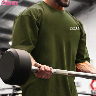 Sport-T-Shirts für Männer mit kurzem Ärmeln Großhandel Schnelle Trockene Fitness-Training Sportbekleidung Sport-T-Shirts für Männer