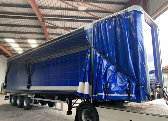 Litong Großhandel Hochwertige Regenfeste PVC-Plane LKW-Abdeckung LKW-Seitenwand für den Anhänger