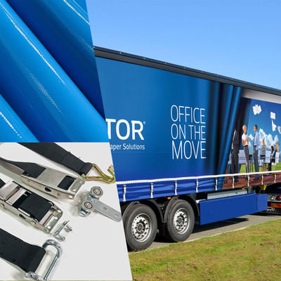 Litong Großhandel Hochwertige Regenfeste PVC-Plane LKW-Abdeckung LKW-Seitenwand für den Anhänger