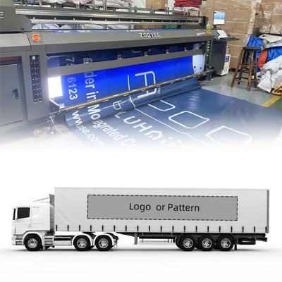 Litong Benutzerdefiniertes Logo Größe Schiebe-LKW-Anhänger PVC-Seitenwand PVC-Plane für LKW-Seitenwand