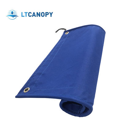 Litong Leichte blaue Oxford-Gewebe Polyester PVC-beschichtete Plane China Hersteller