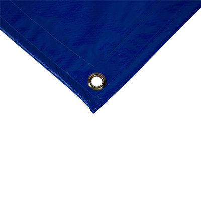 Litong Blau-Silber PE-Plane Leichte Frachtabdeckung Blau-Orange Gepäcktasche 150 g/m² Wasserdichte Planen
