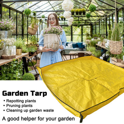 Litong Garten Laubplane Tasche Wiederverwendbar Wasserdicht Gartenabfall PE-Plane